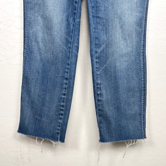 Madewell Raw Hem Overalls Size XL Denim Boho Artsy Homestead Country Farmer - Picture 5 of 16